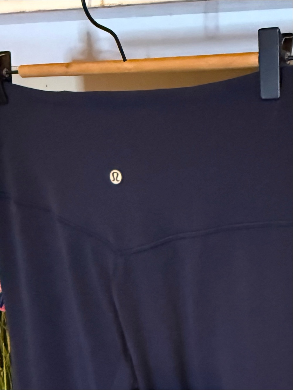 Lululemon Navy Align Wide Leg 31” Inseam 8/10 Blue Black Pockets Yoga 🔥 like new